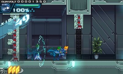 『ロックマンゼロ』などを手がけたインティ・クリエイツ×稲船敬二の2Dアクション『蒼き雷霆 ガンヴォルト』が3DS向けに発表