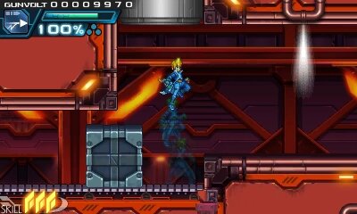 『ロックマンゼロ』などを手がけたインティ・クリエイツ×稲船敬二の2Dアクション『蒼き雷霆 ガンヴォルト』が3DS向けに発表