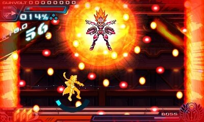 『ロックマンゼロ』などを手がけたインティ・クリエイツ×稲船敬二の2Dアクション『蒼き雷霆 ガンヴォルト』が3DS向けに発表