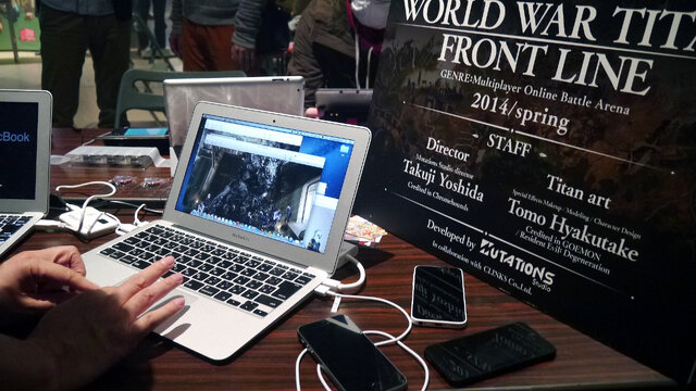 【BitSummit 14】スマホ界の『LoL』を狙う『WORLD WAR TITAN FRONT LINE』インプレッション