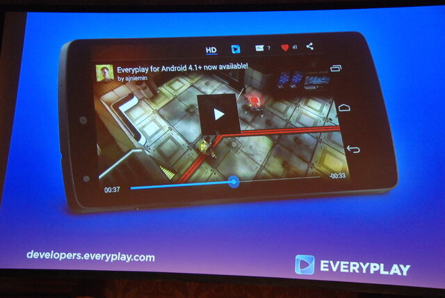 【Unite Japan 2014】スマホゲームに「シェアボタン」を！Unityが買収した「Everyplay」の魅力を徹底紹介