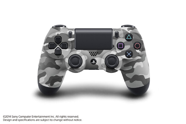 PS4に新色「グレイシャー・ホワイト」発表、「アーバン・カモフラージュ」のDUALSHOCK4も