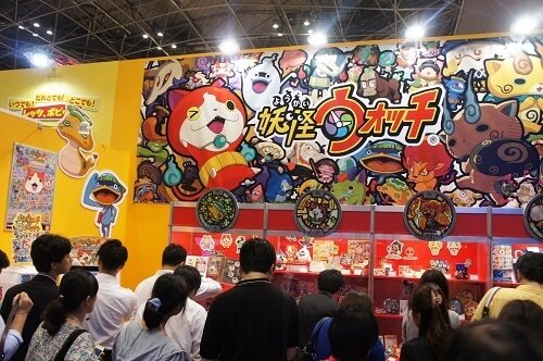 「妖怪ウォッチ」は6月11日より開催されている東京おもちゃーショー2014でも大きな注目を集めていた。