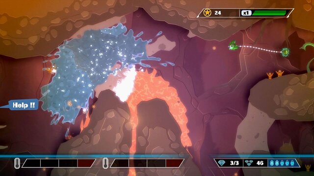 過去シリーズ2作と新たな対戦モードが追加された決定版『PixelJunk Shooter Ultimate』プレイレポ