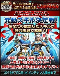 『MHF-Ｇ』7周年を記念する「Anniversary2014 フェスティバル」開催決定、数量限定のねんどろいども登場