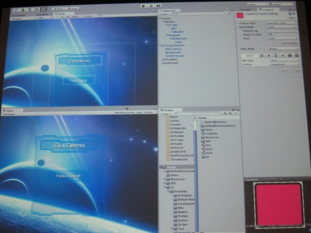 【GTMF 2014】Unityに待望のメインGUIツールが登場！「uGUI」の革新性とは？