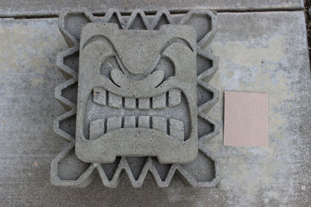 マリオの「ドッスン」をコンクリートで自作してみた