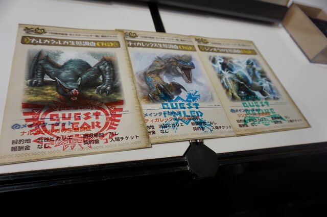 「モンスターハンター展」の内部に潜入！初代『MH』構想時の資料やUSJによる造形物などがビッシリ！