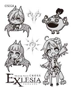 『Shining Force EXLESIA Zenith』蒔絵シール きいろちゃん挨拶バージョン