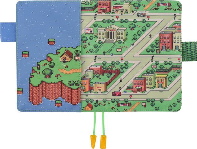 オネットの町を描く『MOTHER2』の手帳が登場！限定「どせいさん下敷き」も付いてくる