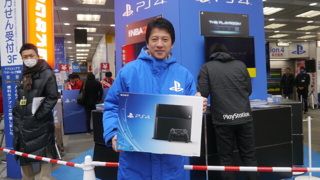 PS4発売イベントに登場。ファン目線を大事にするリーダーでした