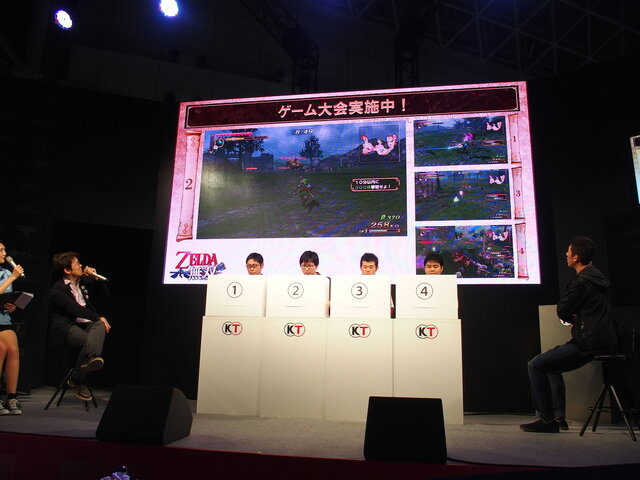 【TGS 2014】勇者リンクはやっぱり強かった！竹若元博さん、田村裕さんも駆けつけた『ゼルダ無双』ゲーム大会