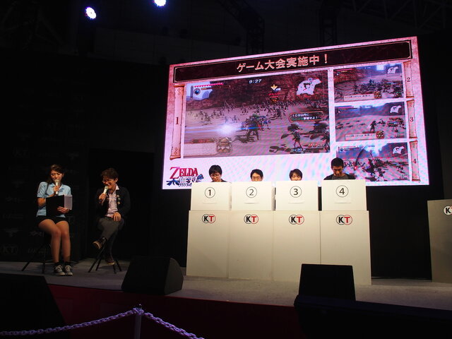 【TGS 2014】勇者リンクはやっぱり強かった！竹若元博さん、田村裕さんも駆けつけた『ゼルダ無双』ゲーム大会