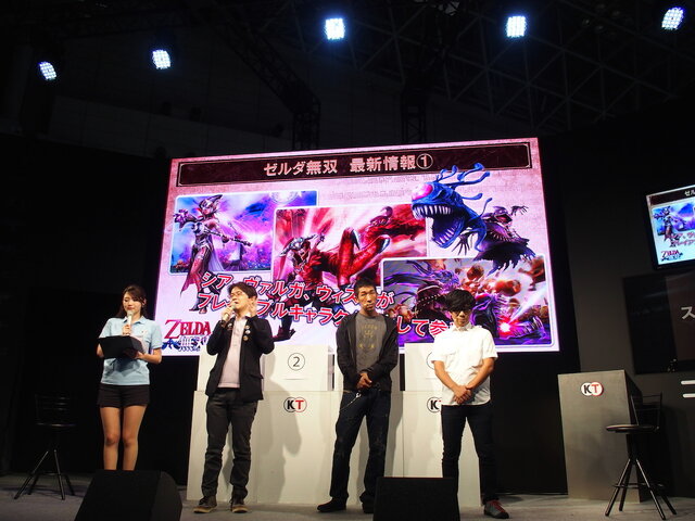 【TGS 2014】勇者リンクはやっぱり強かった！竹若元博さん、田村裕さんも駆けつけた『ゼルダ無双』ゲーム大会