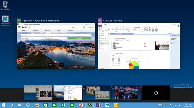 次期Windowsは9を飛ばして「10」に！お馴染みのスタートメニュー復活、デバイス毎のUIなど詳細をチェック