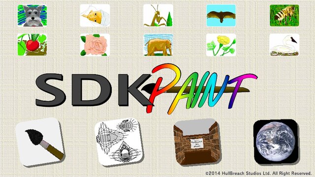 『SDK Paint』と連携してテクスチャを描ける