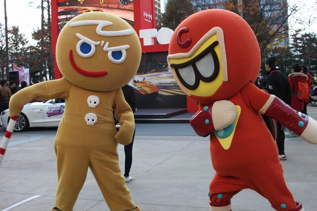 【G-STAR 2014】「友情ノーチェンジ」が大音量で響き渡るNHNブース、『スクフェス』などの新ブランド「TOAST」がお披露目