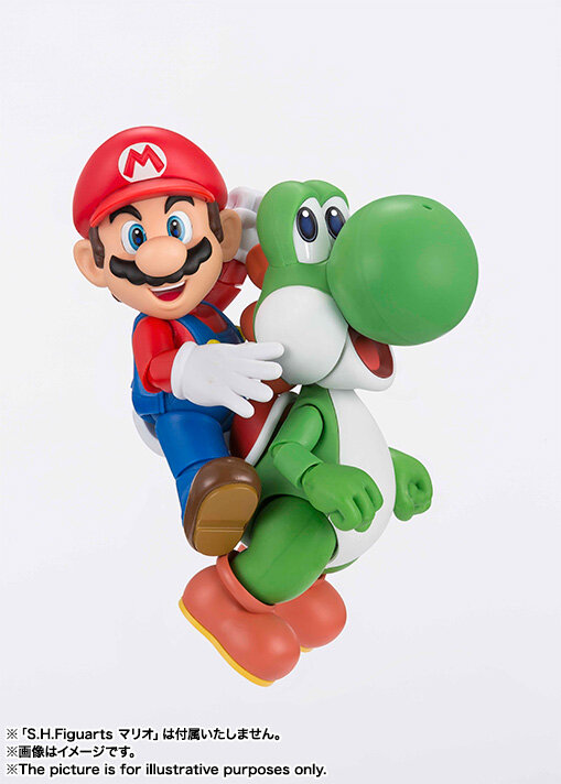 マリオとルイージに続き「S.H.Figuarts ヨッシー」が5月に発売、予約受付も開始