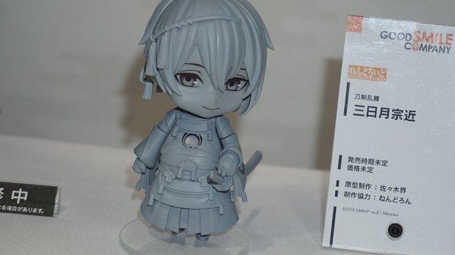 【WF2015冬】『刀剣乱舞』の「三日月宗近」ねんどろいど原型が展示！「小狐丸」や「加州清光」のフィギュア化も決定