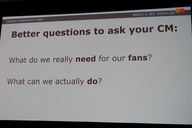 【GDC 2015】ゲーム会社はソーシャルメディアをどう使えばいい? 忙しすぎるコミュニティ担当者へのアドバイス