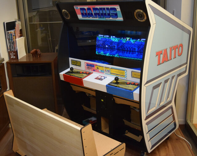 『ダライアス』の筐体をまさかの自作、しかもシートまで! 数多くのトラブルを乗り越えて