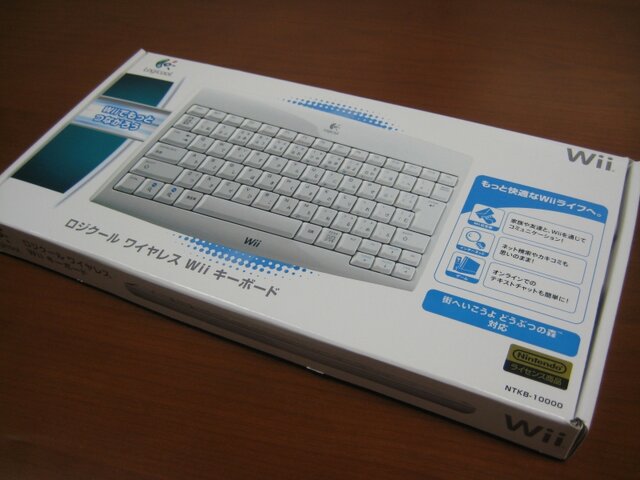 ワイヤレスで快適文字入力！「ロジクール ワイヤレス Wii キーボード」を使ってみました