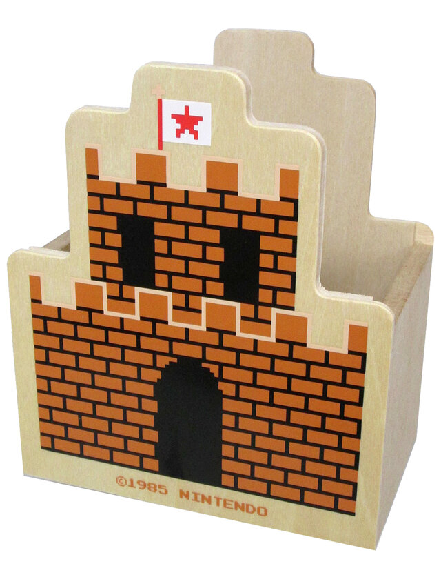 木製ダイカット小物入れC（砦）