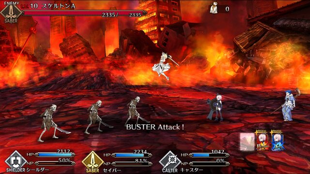 『Fate/Grand Order』ゲームシステム「コマンドオーダーバトル」情報公開、宝具は全キャラが所持