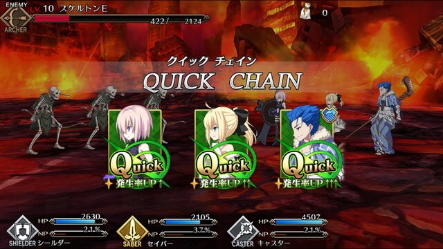 『Fate/Grand Order』ゲームシステム「コマンドオーダーバトル」情報公開、宝具は全キャラが所持