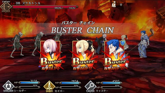 『Fate/Grand Order』ゲームシステム「コマンドオーダーバトル」情報公開、宝具は全キャラが所持