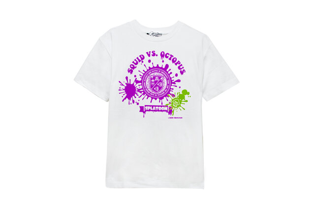 『スプラトゥーン』イカVSタコを表現した“イカカレッジTシャツ”が登場、9月1日22時より注文受付開始