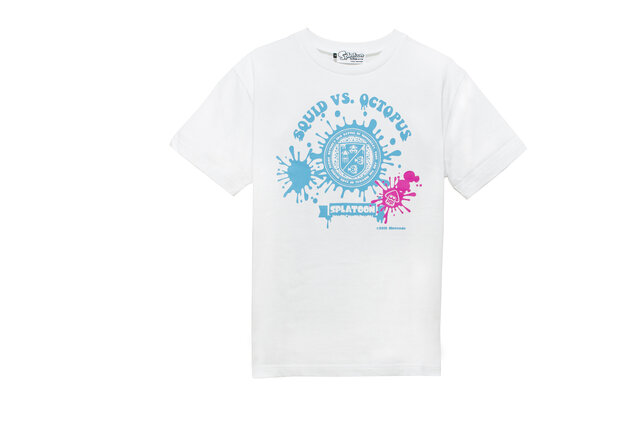 『スプラトゥーン』イカVSタコを表現した“イカカレッジTシャツ”が登場、9月1日22時より注文受付開始