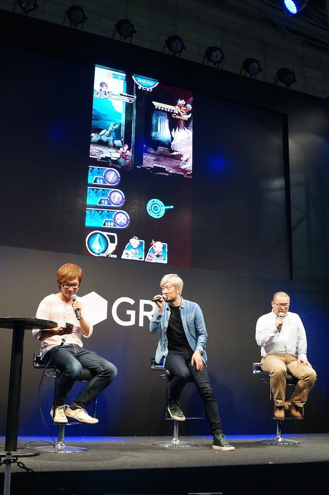 【TGS2015】横ベルトスクロールなのに縦持ちでプレイ感覚は格ゲー？グリーの本気作『追憶の青』