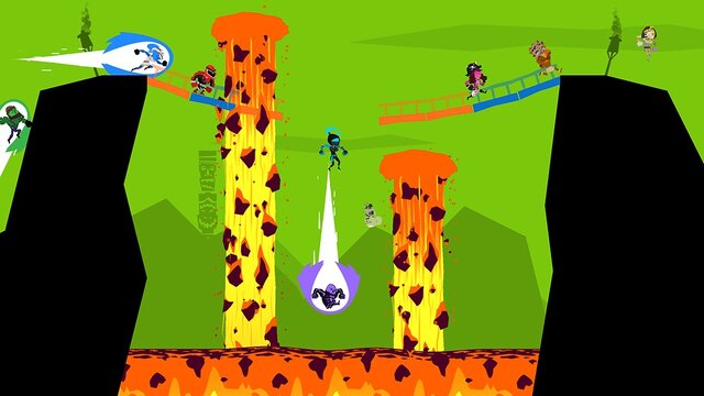 【TGS2015】日本発売も決定、最大9人で盛り上がれるアクション　Wii U『Runbow』の開発者を直撃