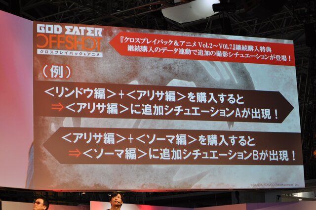 【TGS2015】『ゴッドイーター』ステージで“アリサの部屋着”や「バカンス編」のヒロイン水着イラストがお披露目