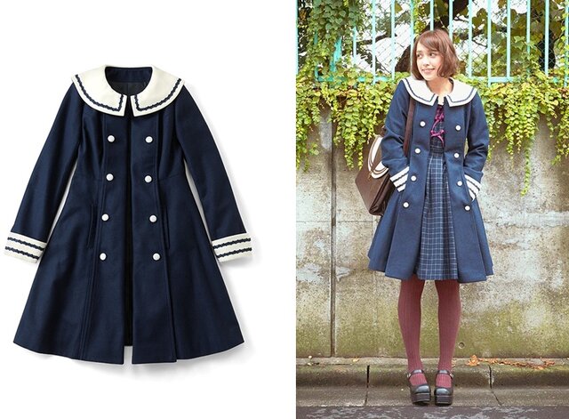 もしもアリスの通う学校があったら…「アリス×セーラー服」なツーフェイスコートが可愛い