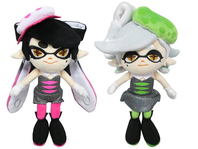 『スプラトゥーン』のガール・ボーイ・シオカラーズがぬいぐるみに！12月中旬発売予定