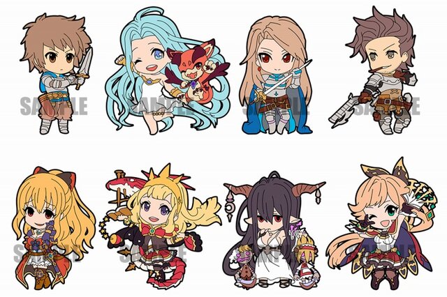 『グラブル』ラバーストラップコレクション第1・2弾発売決定！ルリアやヴィーラなど16種類