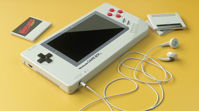 “もしゲームボーイが次世代ゲーム機になったら”がテーマのデザインコンセプト「GAME BOY 1up」