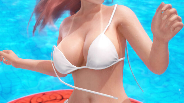 『DOA Xtreme 3』では水着がズレ、紐がほどけ、日焼け跡が見える！そんな彼女らとバカンスできるモードや撮影要素も明らかに