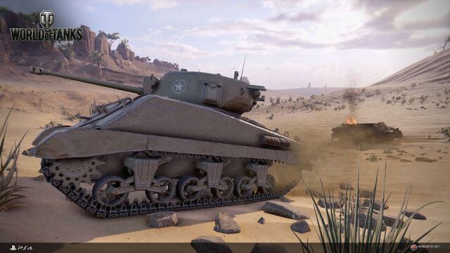 PS4『World of Tanks』サービス開始！今なら“初代プレステ”カラーの軽戦車貰える