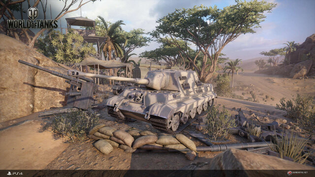 PS4『World of Tanks』サービス開始！今なら“初代プレステ”カラーの軽戦車貰える