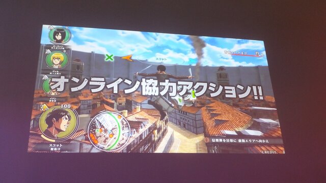 AC『進撃の巨人 TEAM BATTLE』操作方法が明らかに！2本のブレードをガンシューティングの様に操作、左右のアンカーは打ち分け可能