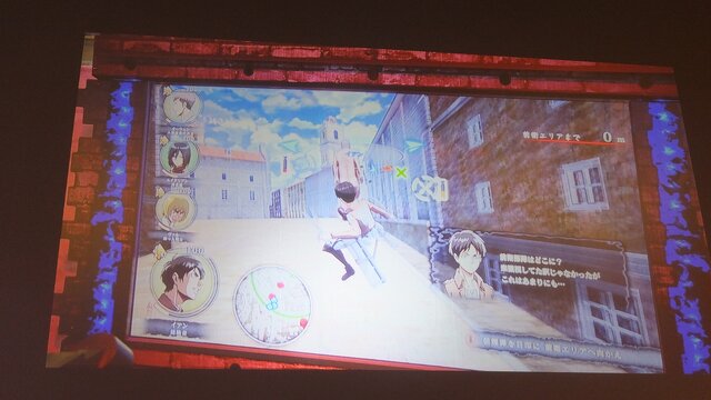 AC『進撃の巨人 TEAM BATTLE』操作方法が明らかに！2本のブレードをガンシューティングの様に操作、左右のアンカーは打ち分け可能