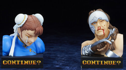 『ストII』負け顔がフィギュア化！「CONTINUE」するかは貴方次第