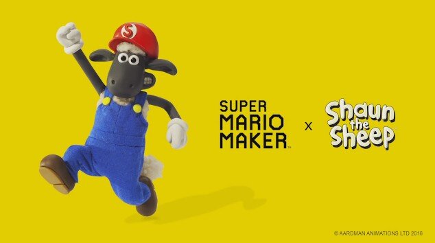 『マリオメーカー』に「ひつじのショーン」登場！ 力強く2本の足でBダッシュ