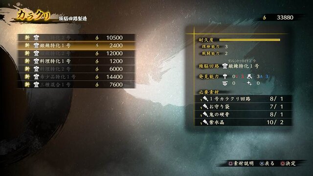 『討鬼伝2』“禁軍”に属する新キャラ「雷蔵(CV:小山剛志)」「識(CV:大塚芳忠)」公開！システム「天狐」「カラクリ人形」なども