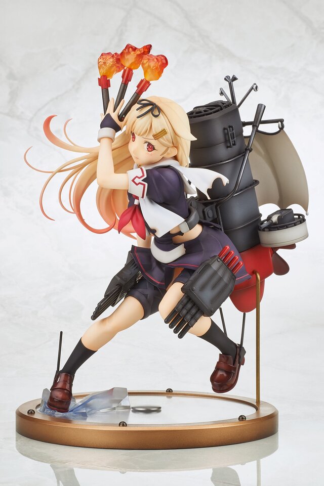 『艦これ』「夕立改二」が1/8スケールで立体化、玖条イチソ描き下ろしイラストがフィギュアに