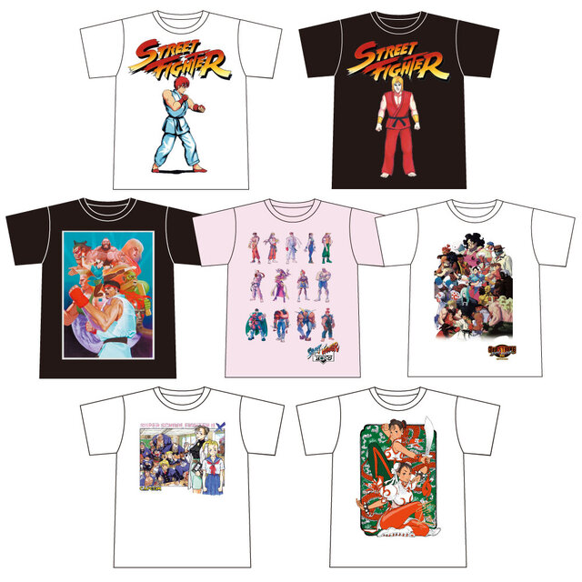 『ストリートファイター』シリーズの歴史をたどる新作Tシャツが発売！