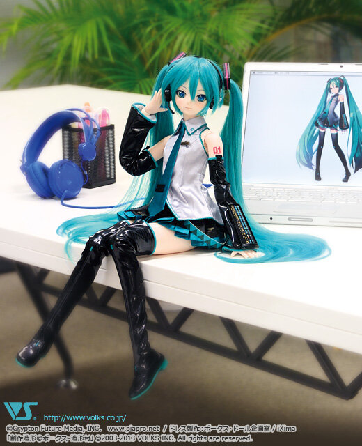 動くドール「Dollfie ハニー」の初音ミクバージョンが「マジカルミライ2016」に出展―MMDを使用しモーション作成も可能